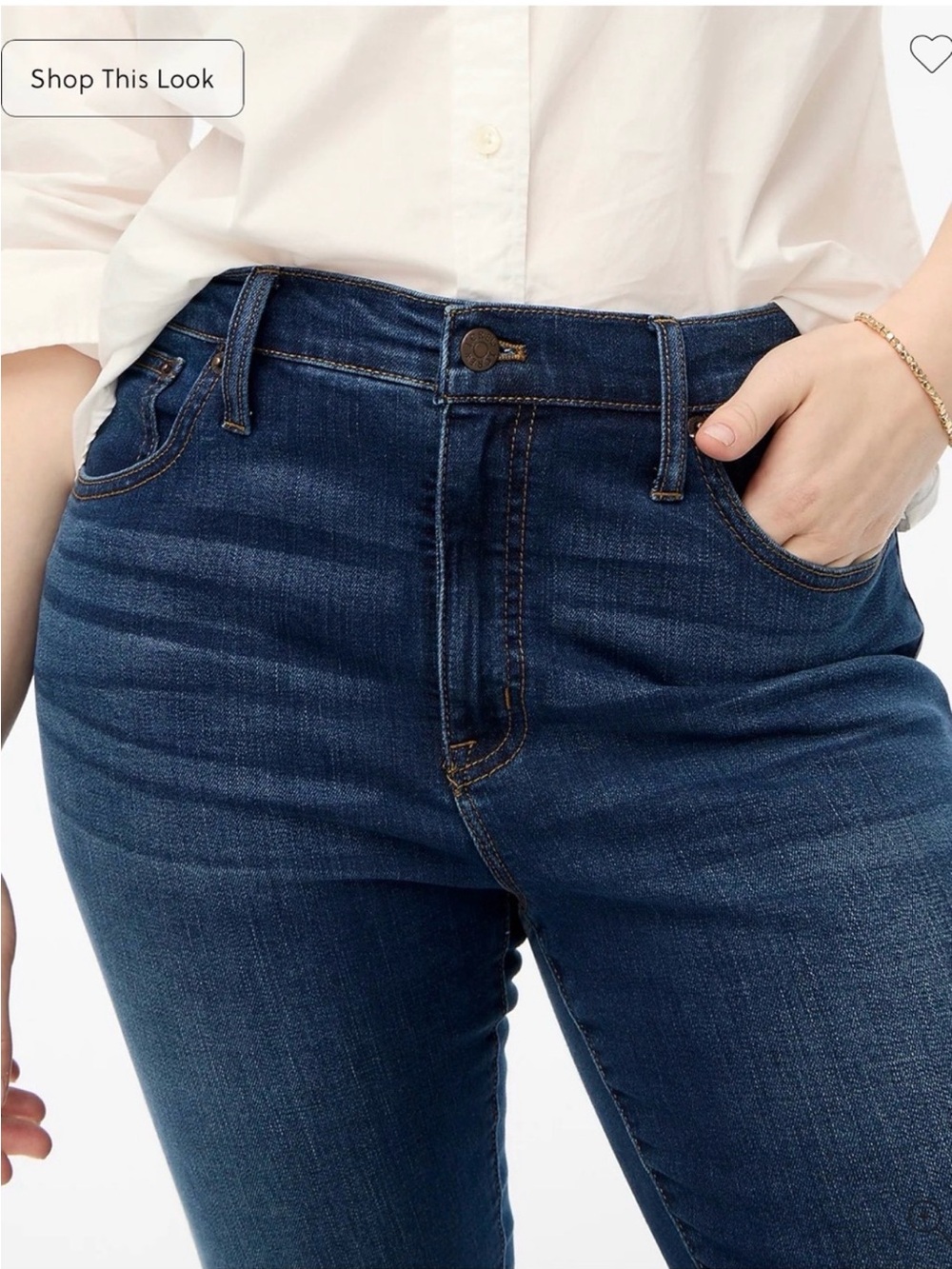 J.Crew midrise Dark Blue skinny Jeans